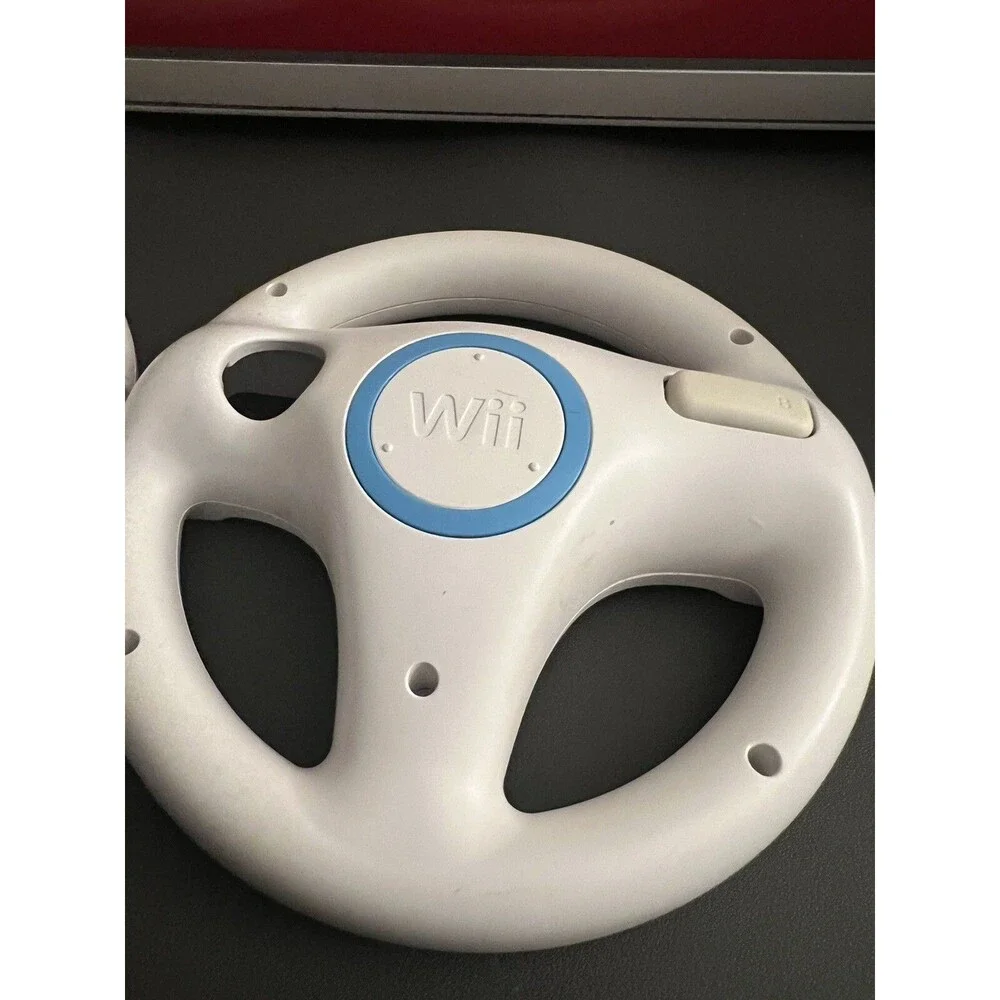 2 Pack Mario Kart Racing Steering Wheel for Nintendo Wii Remote Game Controller